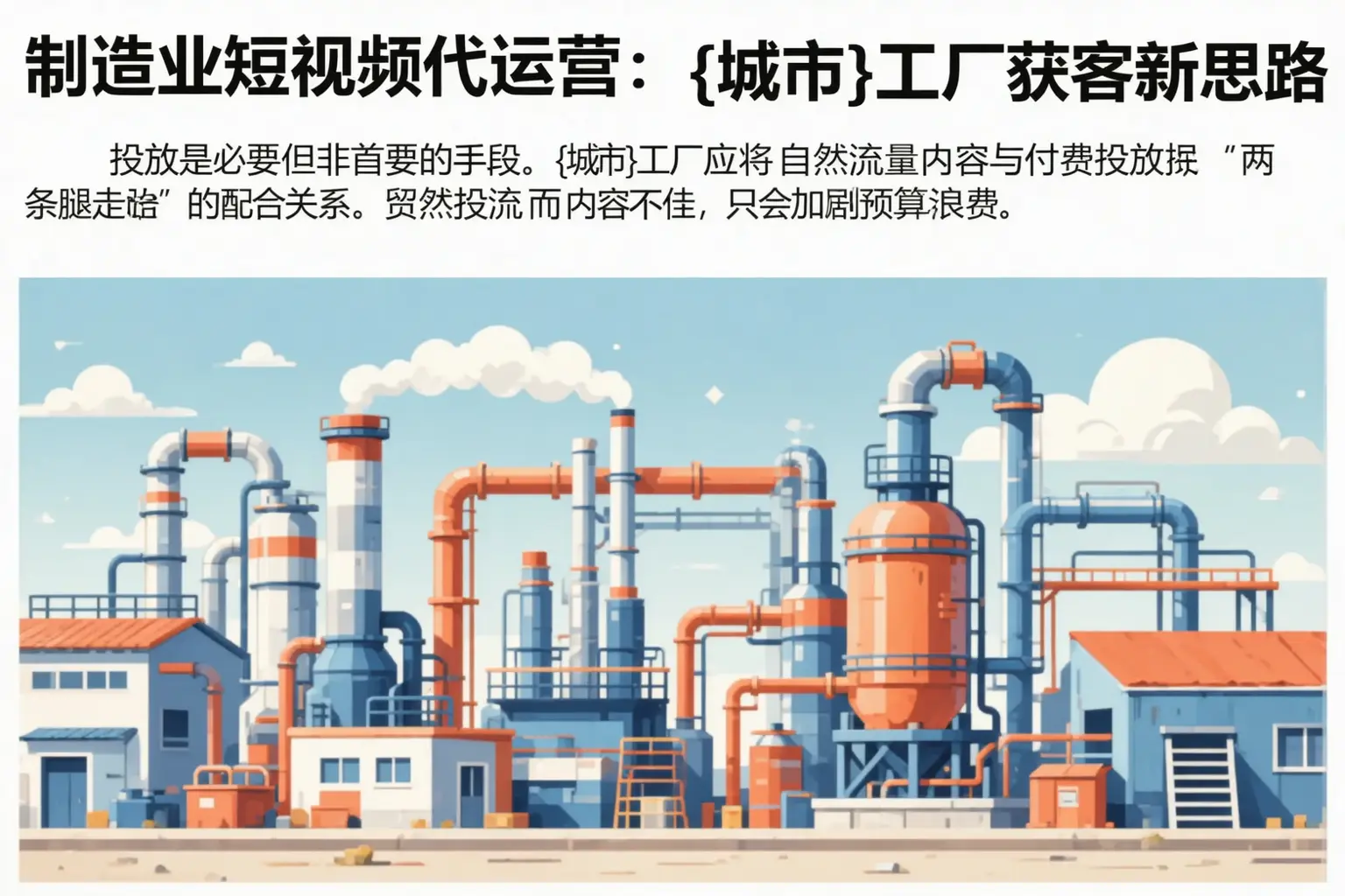 制造业短视频代运营:陆河工厂获客新思路