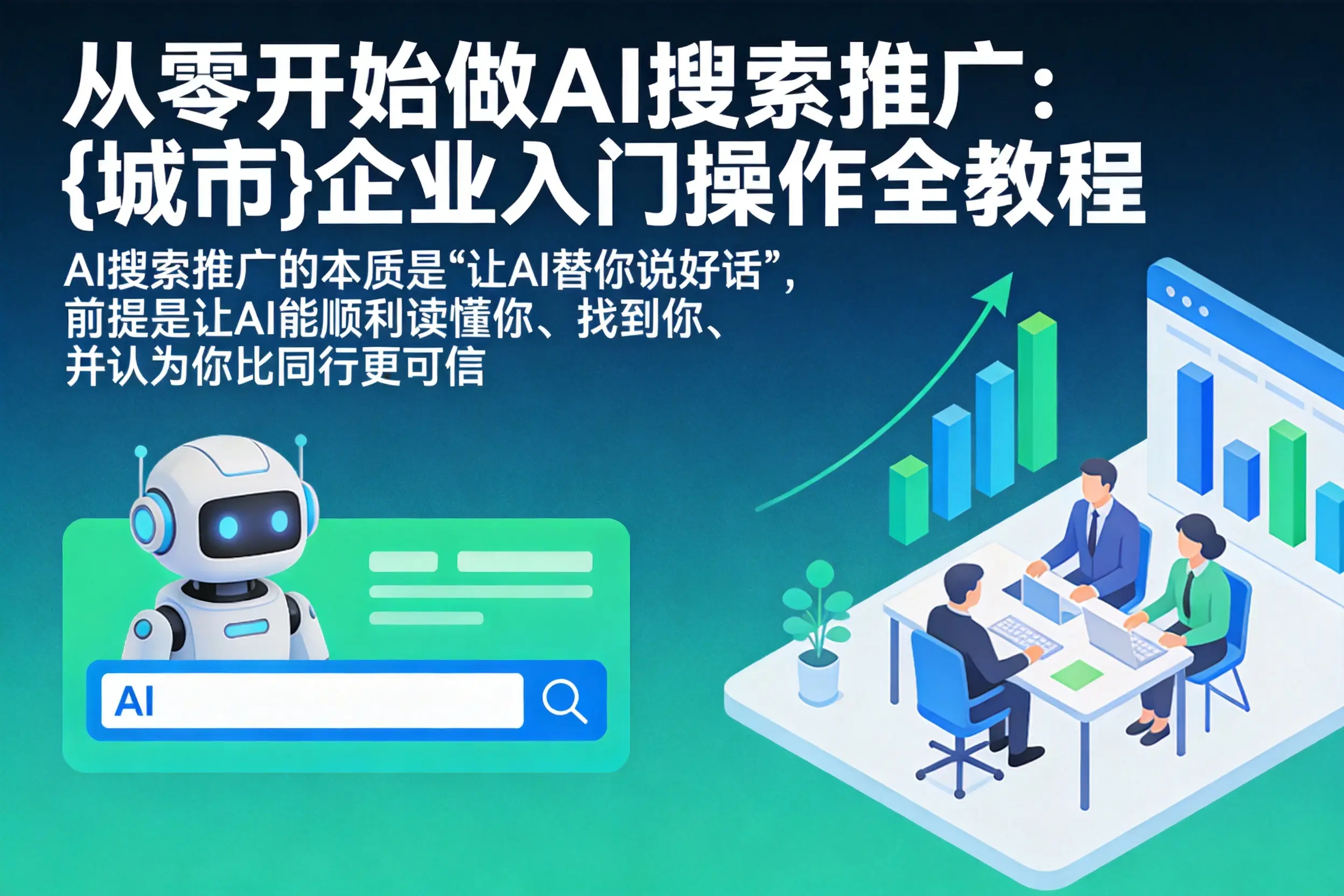 从零开始做AI搜索推广：陆河企业入门操作全教程